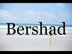 How To Pronounce Bershad🌈🌈🌈🌈🌈🌈Pronunciation Of Bershad