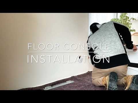 Panasonic floor console installation