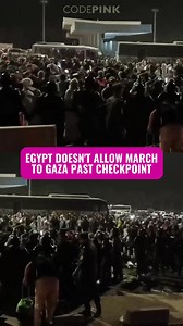 NOW: Egypt is holding up the Global March to Gaza at a checkpoint on their way to the Rafah border. Many of the peaceful participants have been detained, harassed, physically harmed, and deported, physically harmed and deported. This group of civilians — humanitarians, educators, artists, doctors, and organizers — has come together in peaceful solidarity, seeking to march from Cairo toward Gaza to demand an end to the siege, an opening for humanitarian aid, and an end to the genocide. | CODEPINK