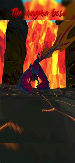 The Magma Boss.