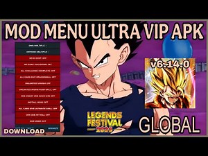 Dragon Ball Legends mod menu ULTRA VIP v6.14.0 APK / Dragon Ball Legends hack / Dragon Ball legends