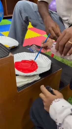 CareWhizz Pediatric Rehabilitation Center on Instagram: "🌟 Children’s Day Celebration at CareWhizz Paediatric Rehabilitation Centre 🌟 Today, our centre was filled with colour, creativity, and joyful little handprints as we celebrated Children’s Day with a fun and engaging Hand Painting Activity. 🎨✨ This activity supported: 💛 Fine motor skills 💙 Sensory integration 💚 Hand–eye coordination ❤️ Self-expression, creativity & confidence Watching our children explore paint, choose colours, and pr