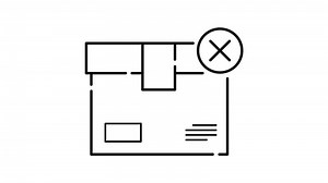 Download packaging Box Icon in Outline Style of nice animated for your videos, easy to use with Transparent Background for free