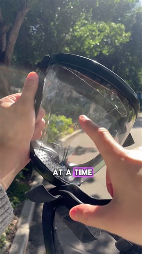 Adjustable Transparent Full-Face Protective Shield