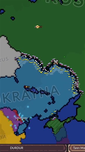 Russia vs Ukraine — Full Map War Simulation ⚔️🇷🇺🇺🇦