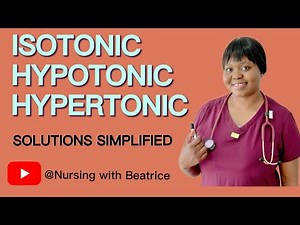 Isotonic, Hypotonic, Hypertonic solutions/Nursing and NCLEX Review of IV Fluids and Electrolytes