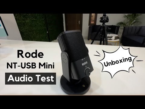 Rode NT-USB Mini Unboxing | Compact USB Microphone for Podcasting and Streaming