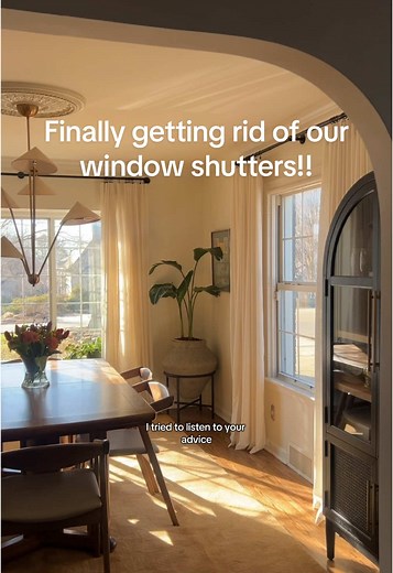 Removing Window Shutters for Better Natural Light