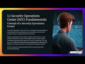 SOC Foundations – Security Operations Center Explained | Beginner SOC Analyst Training | Module 1.1
