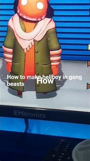 how to make hellboy in gang beasts