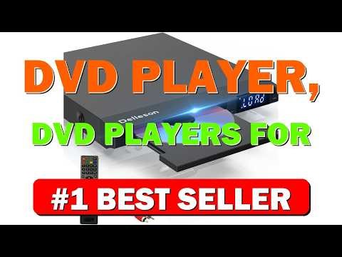 DVD Player, DVD Players for TV, All Region Free Compact DVD Player, - B08YFBWTRL