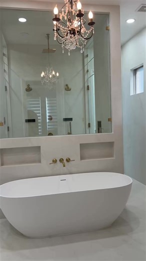 A beautiful master closet ✨We built three custom closets, finished in elegant white, and install luxurious gold handles for a timeless touch.If you’re looking to transform your space, contact us today!#LuxuryCarpentryTexas #CustomClosets #CarpentryDesign #HomeLuxury #WhiteAndGoldStyle #TexasCarpentry #ClosetGoals #CustomWoodwork | Luxurycarpentry CL