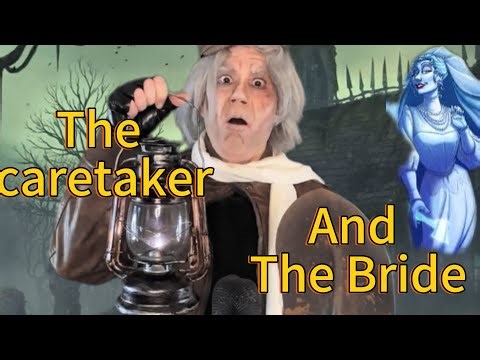 The caretaker from the haunted mansion meets Constance Hatchaway.