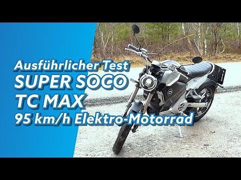 ⚡🏍 Super Soco TC Max - Ausführlicher Test – Schnell, günstig, hohe Reichweite?