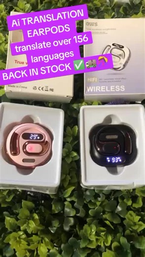 Translation Earpods Back in Stock | Order Now!