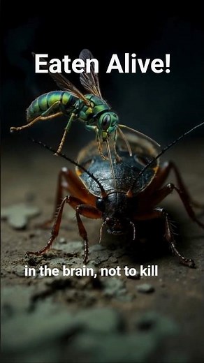 The Bug that Eats Cockroaches Alive!#shorts