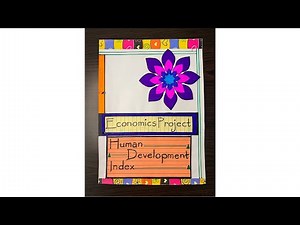 Economics Projects on Human Development Index ||Class 12 || CBSE Board Project || Economics ||