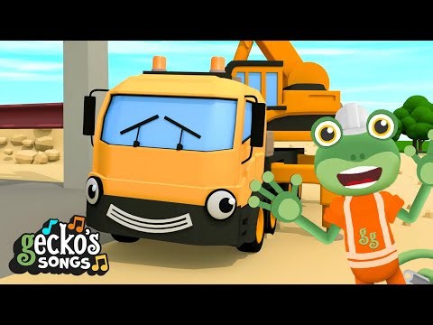 Caroline the Crane Song! 🏗️🎶 | Gecko's Songs 🎶 | Cartoons For Kids | Toddler Fun Learning
