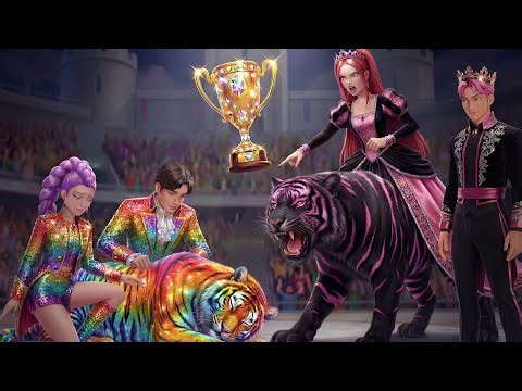 Rainbow Family VS BlackPink Family 🐯 RUMI Gets Magic Tiger Championship 🏆 KPOP Demon Hunters