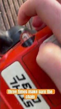 How to start a Stihl chainsaw(Stihl 023c)