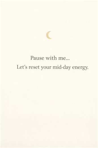 Mid-day pause 🌙 Take one slow breath and let your energy realign. Calm focus attracts consistent abundance. Repeat this when your day feels busy. Follow for quiet wealth shifts. #lunarscripts #abundancemindset #moneyalignment #manifestwealth #dailyreset