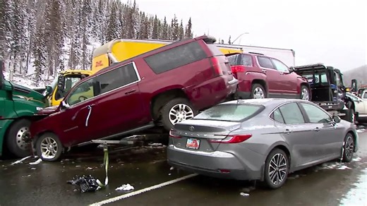 Interstate 70 back open after pileup involving dozens and dozens of crashed cars in Colorado