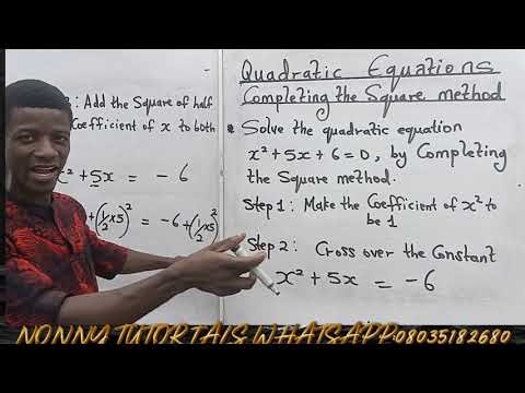Quadratic equation tricks 8 [ Completing the square method, Study 1]