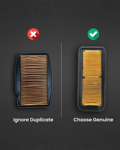 1K reactions · 173 shares | When it comes to your motorcycle, never settle for less. Ignore the duplicates. Always pick the Genuine parts to keep your Yamaha original, safe, and powerful. Explore More: https://www.yamahabd.com/parts-lubricants/parts-spares For any queries, inbox us! #ltsYamaha #RevsYourHeart #GenuineParts #AirFilter | Yamaha Motorcycles Bangladesh - ACI Motors Ltd. | Facebook