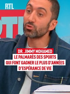 Le palmarès des sports qui font gagner le plus d’années d’espérance de vie 🏆 Chronique santé du @dr.jimmy.mohamed à 8h46 dans #RTLMatin du lundi au vendredi #jimmymohamed #santé #sinformersurtiktok