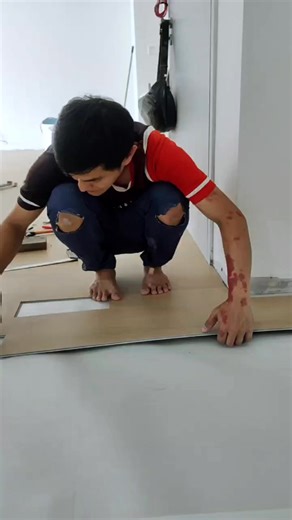 SPC flooring cutting⚒️spc design flooring company KL #flooring #spc #SPC地板 #summitworld #work | Summit World Resources