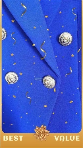 Baroque Blazer Women - Casual - Plain-Solid