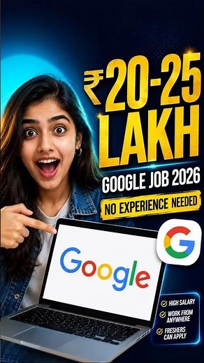 Google Freshers Hiring 2026 Off Campus Drive | Fresher Jobs India | No Experience Needed #jobvacancy