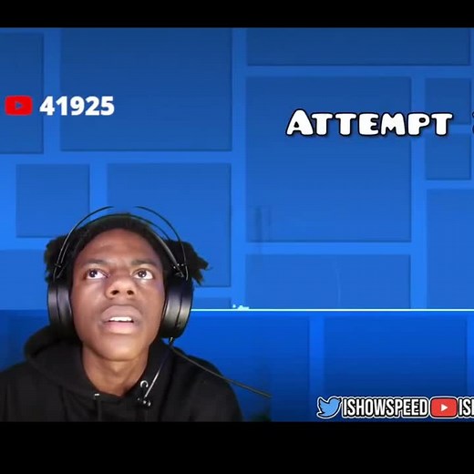 Ishowspeed's Geometry Dash Challenge
