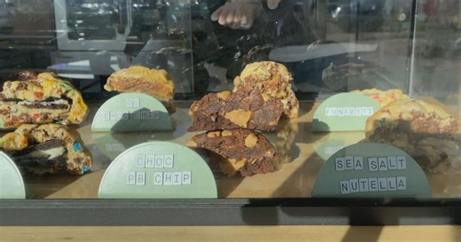 The Half Cookie serves giant cookies and an iced latte that went viral
