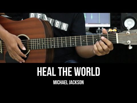 Heal the World - Michael Jackson | EASY Guitar Tutorial with Chords / Lyrics - Guitar Lessons