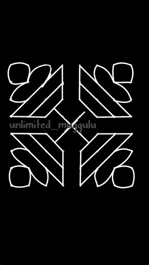 8x8 Dots Rangoli Design | Easy Step-by-Step Muggulu for Beginners | Simple Dot Kolam