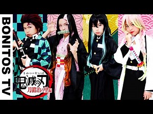 [Demon Slayer] I tried cosplay! Swordsmith Village Edition Tanjiro Nezuko Mitsuri Muichiro Challe...