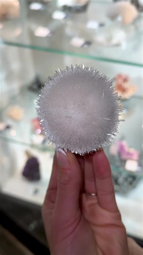 The Beauty of Crystalline Puffball Mesolite