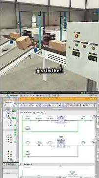 Automatic Object Sorting System Based on Height with Counter Up Using TIA Portal & Factory IO