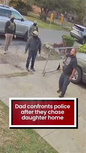 Father confronts ICE after they chase his daughter home
