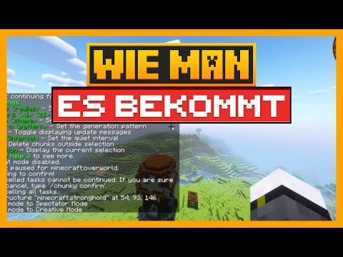 So verwendet man die Funktion TRIM, um mit Chunky in Minecraft CHUNKS zu löschen