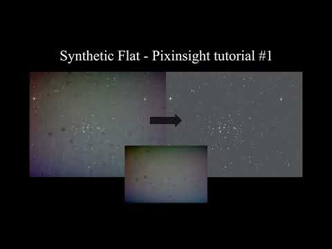 Synthetic Flats - Pixinsight tutorial #1