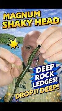 Deep Water Bass Trick: Magnum Shaky Head for Rocks & Ledges