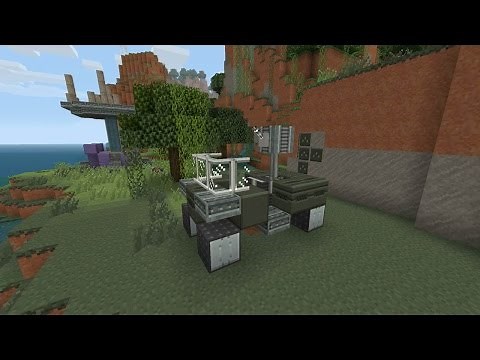 Minecraft Vehicle Tutorial - Halo Warthog