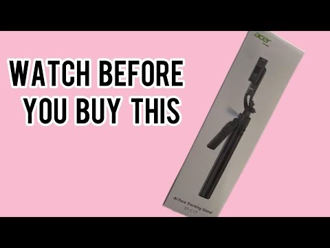Acer Gadget Auto Face Tracking Tripod for iPhone/Cell Phone/Android/Camera with Light and Remote, 64