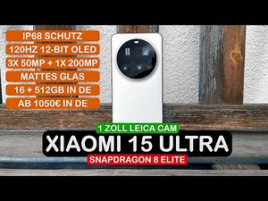 Xiaomi 15 Ultra Unboxing (EU / Global Version)