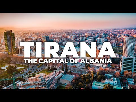 TIRANA 2021, THE CAPITAL OF ALBANIA | 4K DRONE VIDEO