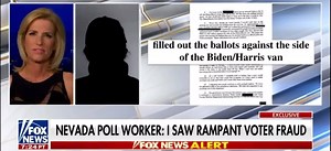 4.7K views · 68 reactions | “I Saw Rampant Voter Fraud”: Fox News’s Laura Ingraham interviews, Nevada Poll Worker. | Nation Scoops | Facebook