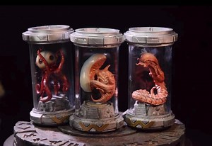 Alien Earth Set: Trypanohyncha Ocellus, Alien Embryo, Chestburster Specimen Statue - Etsy