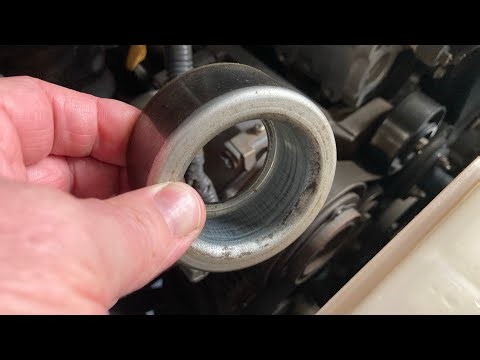 We’ve got a problem Toyota Diesel tensioner drive belt bearings alignment